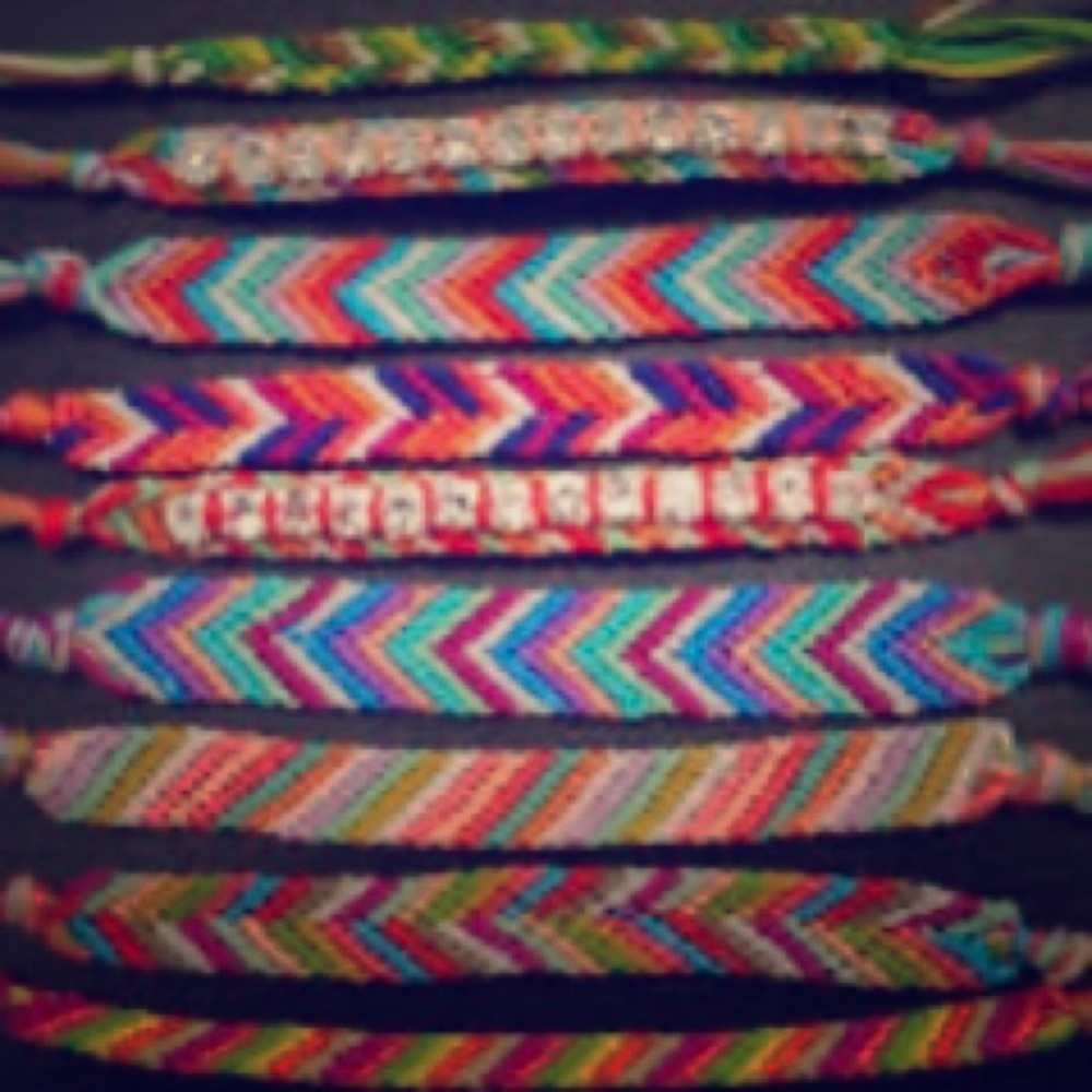 Vsco friendship bracelet set of 5!
